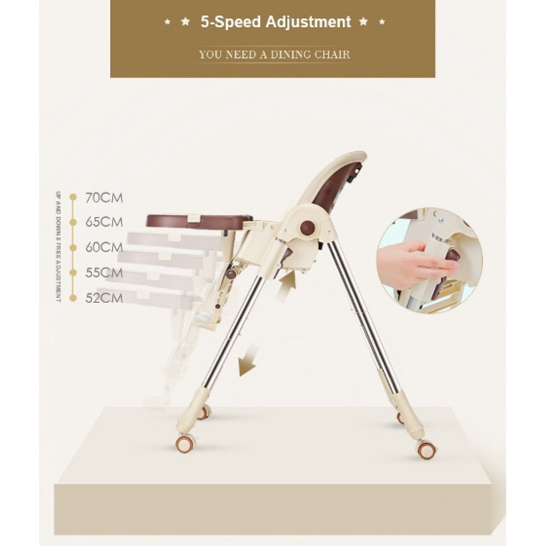 LUBBEEZ LUXURY FEEDING CHAIR