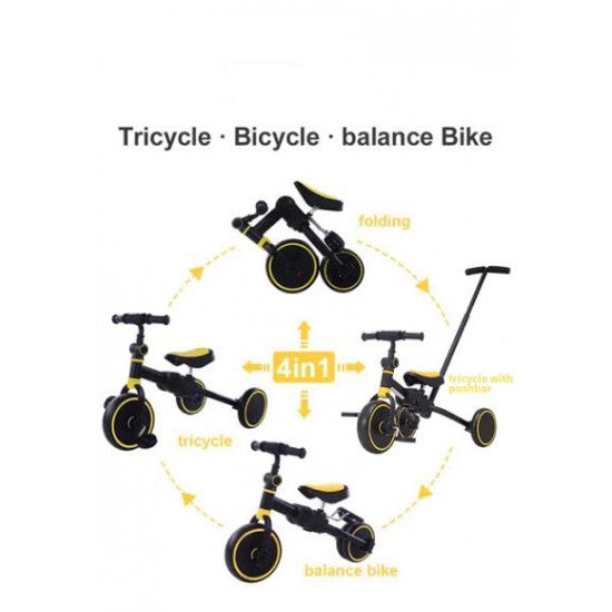 LUBBEEZ 4 IN 1 FOLDABLE KIDS TRIKE