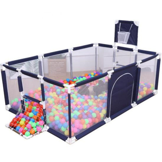 BABY RECTANGULAR SAFETY PLAY PEN WITH BALLS