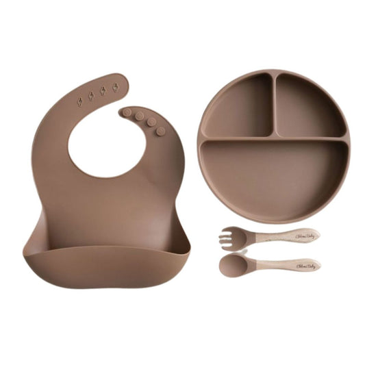 BABY SILICONE FEEDING SET