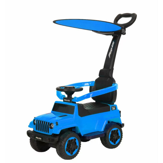 2 IN 1 JEEP STYLE STROLLER RIDE ON CAR