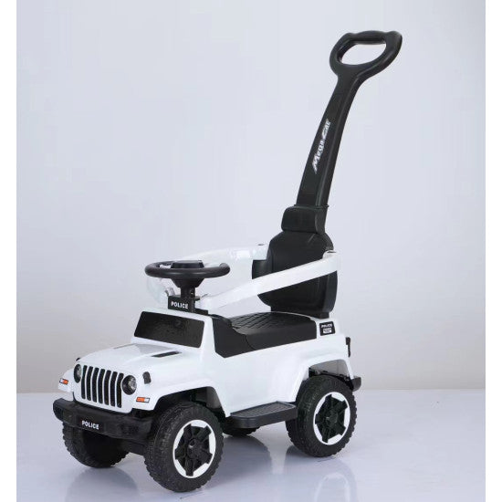 2 IN 1 JEEP STYLE STROLLER RIDE ON CAR